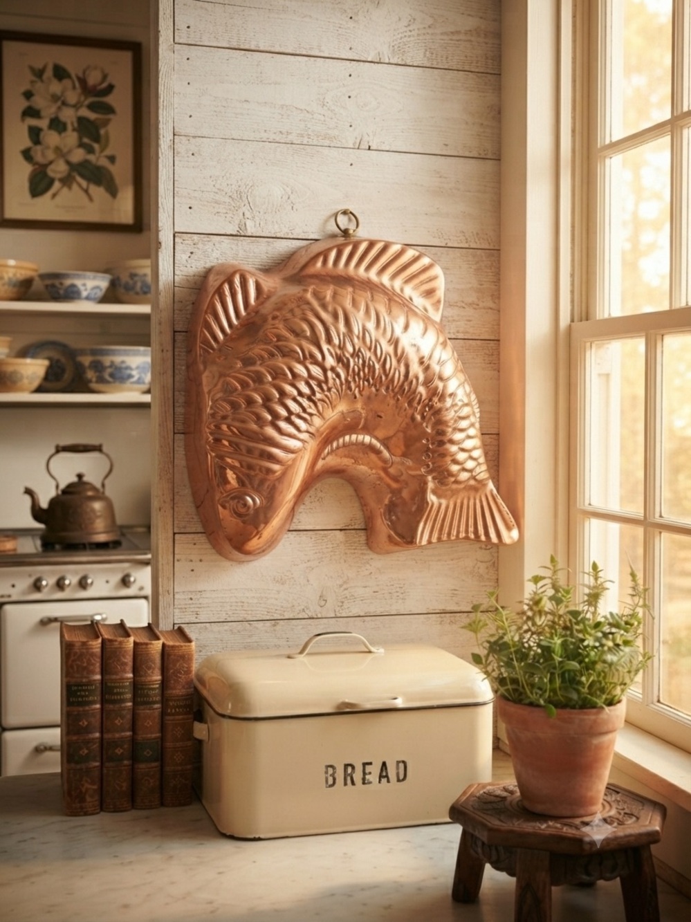 Copper Fish Wall Hanging - Decorative Home Wall Decor